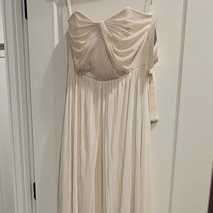 David's Bridal Versa Bridesmaids Convertible Mesh Dress, Size 2, Unaltered